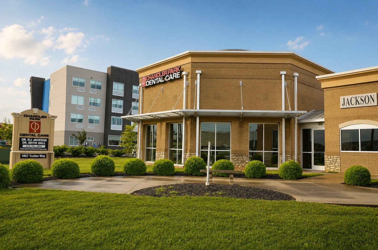 Chandler Park Dental Care exterior, 1857 Tucker Way, Bowling Green, KY