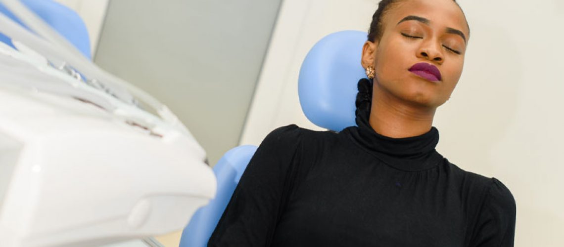 an image of a dental patient under sedation.
